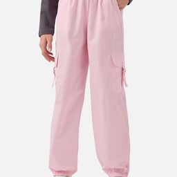 Juniors by Babyshop Girls Wrinkle Free Regular Fit Mid-Rise Cotton Joggers-93