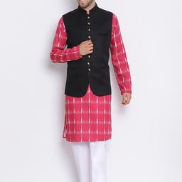 Hangup Men Printed Kurta with Pyjama-picture-42