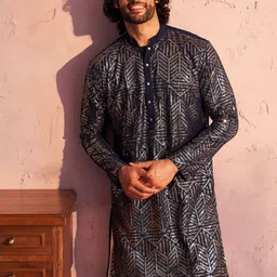 VASTRAMAY Embellished Georgette Kurta with Patiala-picture-45