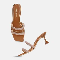 Kenneth Cole Textured Open Toe Slim Heels-13