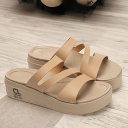 Carlton London sports Beige Flatform Sandals-12