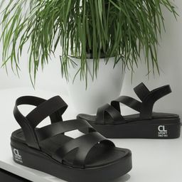 Carlton London sports Strappy Open Toe Flatform Heels-11