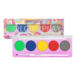 SWISS BEAUTY ColourPlay Water Eye Liner Palette - Midnight Party - 5g-15