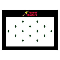 Comet Busters 14 Pcs Reusable Designer Bindis - Dark Green-0