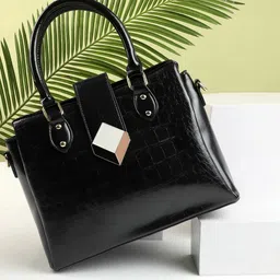 HAUTE SAUCE by Campus Sutra Textured Structured Handheld Bag-35