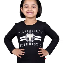 3PIN Girls Typography Printed Cotton T-shirt-picture-51