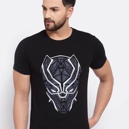 SPORTO Men Black Graphic Printed Cotton T-shirt-image-51