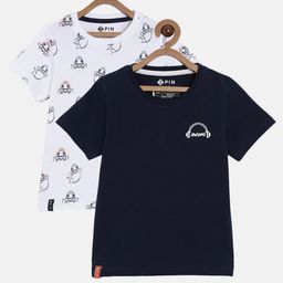 3PIN Boys Multicoloured 2 Printed T-shirt-28