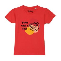 Disney by Wear Your Mind Girls Red & Yellow Lion King Printed T-shirt-image-47