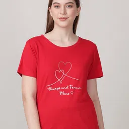 mackly Typography Printed Pure Cotton T-shirt-image-29