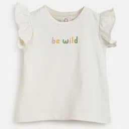 Chicco Girls Embellished Round Neck Short Sleeve Cotton T-Shirt-image-31