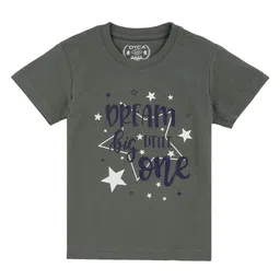 DYCA Boys Typography Printed Cotton T-shirt-image-90