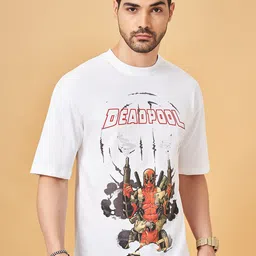 SF JEANS by Pantaloons Men Printed Round Neck Cotton Tshirt-image-62