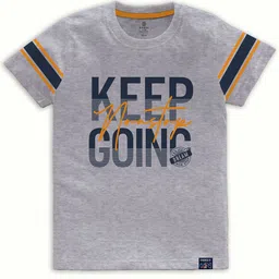 CODEZ Boys Typography Printed Cotton T-shirt-picture-38