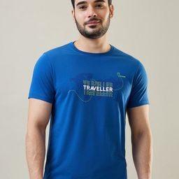 TIM PARIS Men Typography Printed Round Neck Cotton T-shirt-image-16