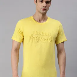 ONN Men Typography Printed Cotton T-shirt-image-70