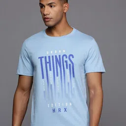 HRX by Hrithik Roshan Men Typography Printed Round Neck T-shirt-image-26
