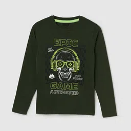 max Boys Graphic Printed Pure Cotton T-shirt-image-57