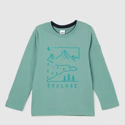 max Boys Graphic Printed Cotton T-shirt-image-63