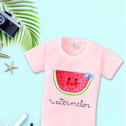 Babywish Kids Round Neck Graphic Printed Cotton T-shirt-image-55