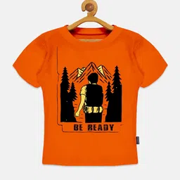 KiddoPanti Boys Graphic Printed Pure cotton T-shirt-image-16