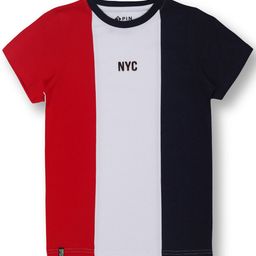 3PIN Boys Colourblocked Cotton T-Shirt-image-79