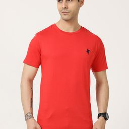 Masculino Latino Round Neck Regular Fit Cotton T-shirt-image-64
