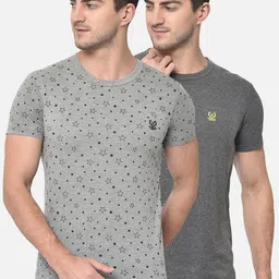 VIMAL JONNEY Men Pack Of 2 T-shirts-image-94