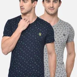 VIMAL JONNEY Men Pack of 2 Round Neck T-shirts-image-73