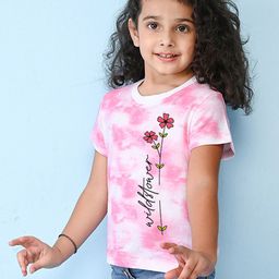 NUSYL Girls Cotton Tie and Dye Dyed T-shirt-image-22