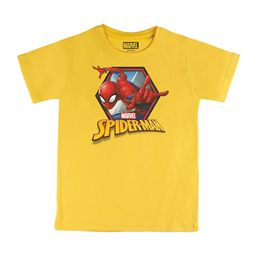 Marvel by Wear Your Mind Boys Yellow Printed T-shirt-image-10