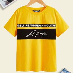 BAESD Boys Typography Printed Cotton Regular T-shirt-image-55