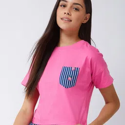 BAESD Round Neck Cotton T-shirt-picture-46