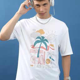 HIGHLANDER Unisex Graphic Printed Drop-Shoulder Sleeves Oversized T-shirt-image-22