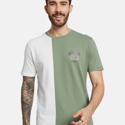 Octave Men Colourblocked Round Neck T-shirt-picture-29