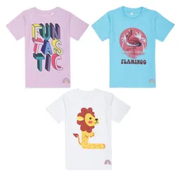 Tossido Kids Set Of 3 Graphic Printed T-shirts-17