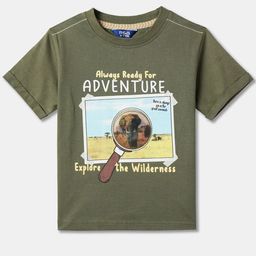 R&B Boys Graphic Printed Relaxed Fit Cotton T-shirt-picture-23