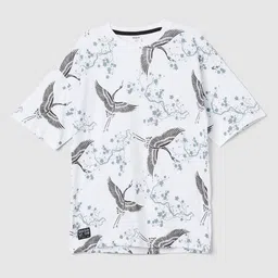 max Boys Conversational Printed Pure Cotton T-shirt-32