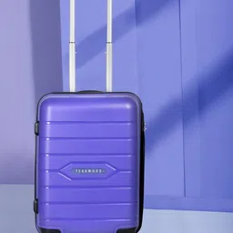 Teakwood Leathers Vibes 360 Degree Rotation Hard Cabin-Sized Trolley Bag 30L-image-10