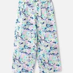 United Colors of Benetton Girls Cotton Floral Printed Trousers-image-82