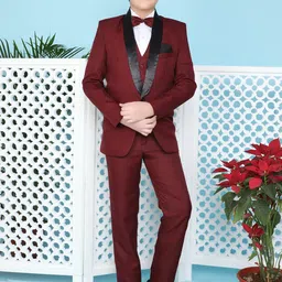 BAESD Boys Single-Breasted Five-Piece Suit-image-42