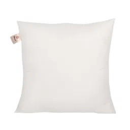 Home-The best is for you Single White Square Microfibre Filled Vacuum Packed Cushion-41