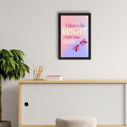 eCraftIndia Multi Colored Quirky Quote Printed Wall Art-14
