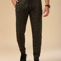 Van Heusen Men Graphic Printed Mid-Rise Joggers-picture-32