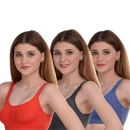 Samvar Multi Cotton Non-Wired Non Padded Minimizer Bra-picture-31