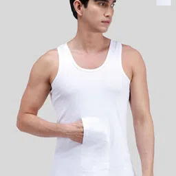 AMUL COMFY Pack Of 2 Pure Cotton Undershirt Innerwear Vests AC-IPKTVESTRN-WHT-XL-2PC-6