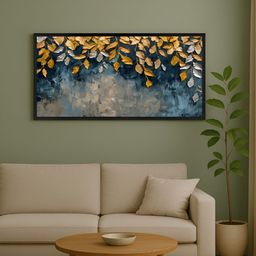 999Store Blue & Brown 1 Piece Canvas Other Wall Paintings-image-31