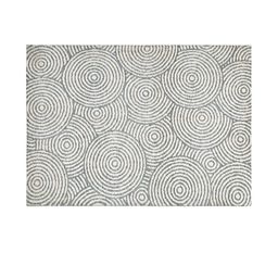 PLIVANA Green Geometric Polyester Carpet-16