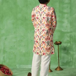 BAESD Boys Printed Regular Kurta with Trousers image 4