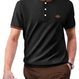 R.Code by The Roadster Life Co. Men Polo Collar T-shirt-image-90